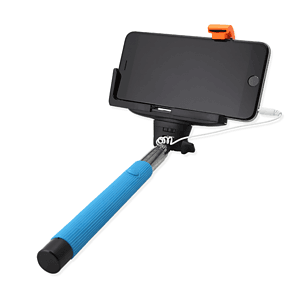 Extra Grip Wired Selfie Stick - Simports