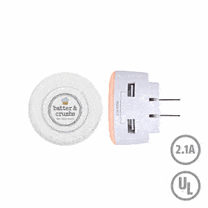 Lakeview LED Night Light Wall Charger - Simports