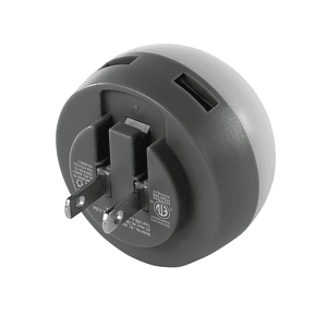 Ludlam ETL  2-Port Wall Charger Night Light