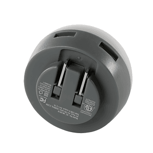 Ludlam ETL  2-Port Wall Charger Night Light
