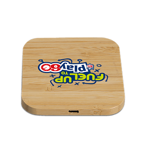 Paso 15W Bamboo Eco-Friendly Wireless Charger