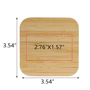Paso 15W Bamboo Eco-Friendly Wireless Charger