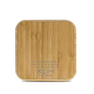 Paso 15W Bamboo Eco-Friendly Wireless Charger
