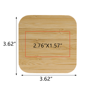 Paso 15W Bamboo Eco-Friendly Wireless Charger