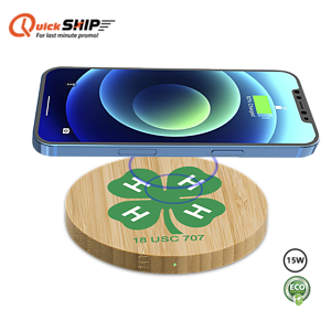 Parkfield 15W Bamboo Eco-Friendly Wireless Charger