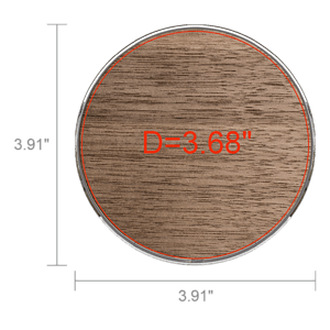 Chayes Walnut 15W Qi Wireless Charger