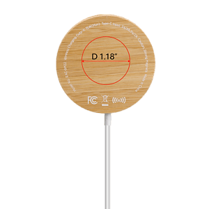 Rosedale 15W Bamboo Magnetic Wireless Charger