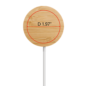 Rosedale 15W Bamboo Magnetic Wireless Charger