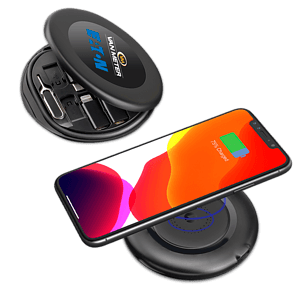 Olive Street 7-in-1 Travel Organizer and Wireless Charger