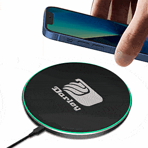 Walnut Street Light-up 15W Qi Wireless Charger