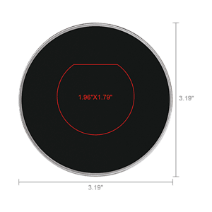 Walnut Street Light-up 15W Qi Wireless Charger