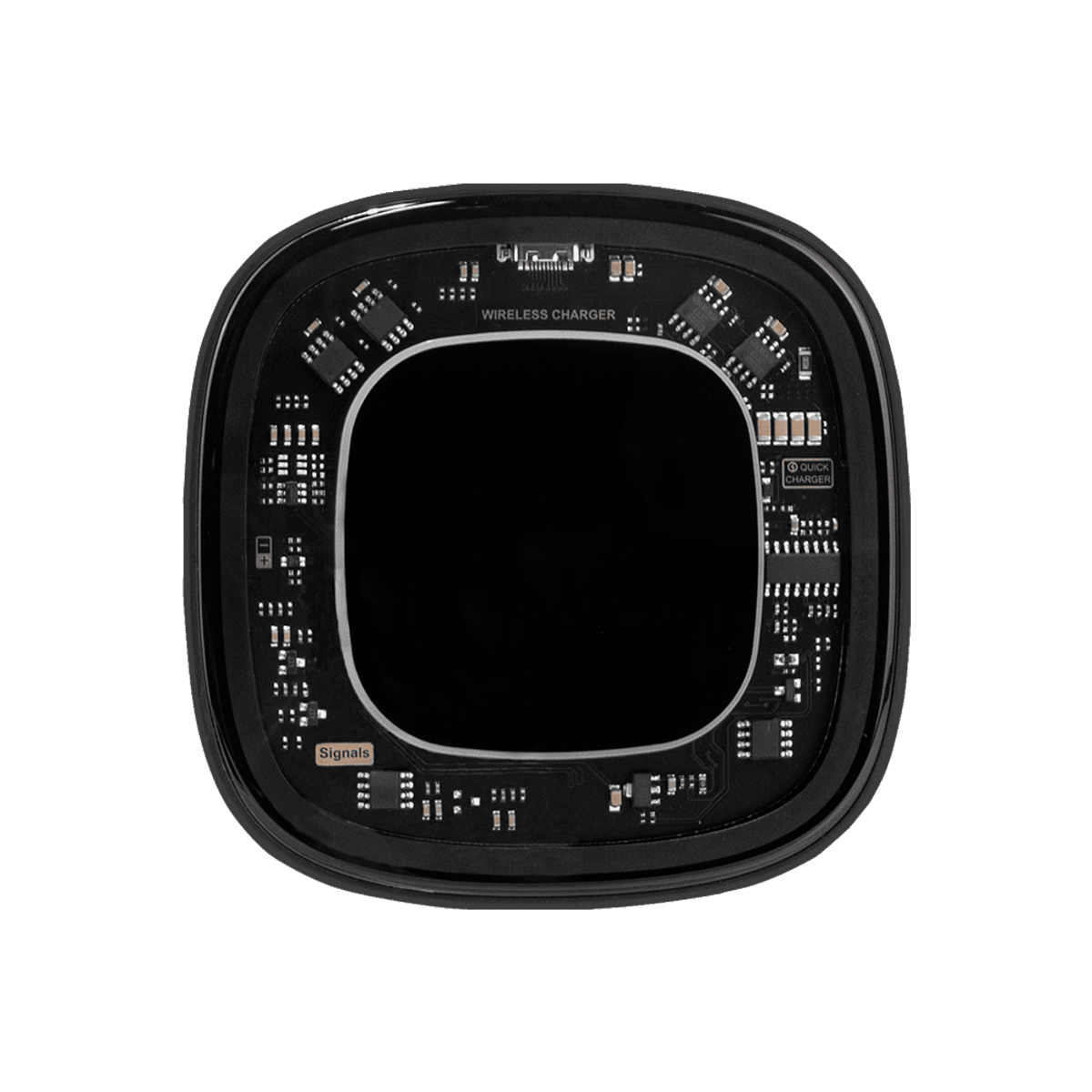 Springfield Clear Charger with Blue Halo LED Ring