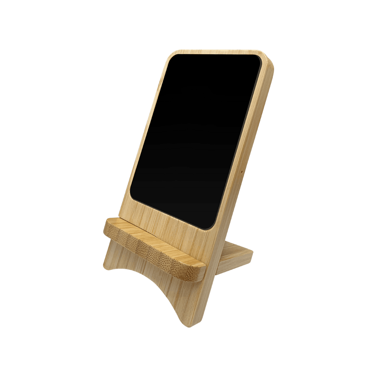 Aurora  Light-up Bamboo Wireless Charger Stand