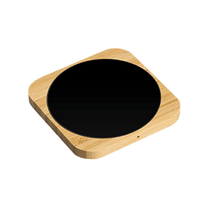 Naperville Light-up Bamboo Wireless Charger Square 15W