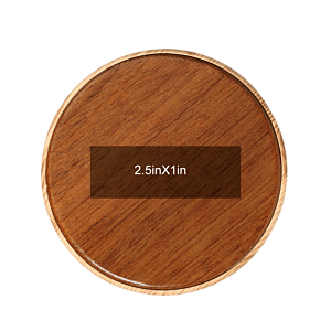 Hebron Walnut Eco-Friendly Wireless Charger