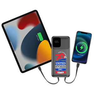 Dallas Dual Cord Power Bank 20000