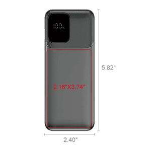 Dallas Dual Cord Power Bank 20000