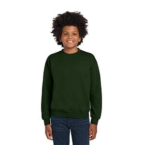 Gildan Youth Heavy Blend Crewneck Sweatshirt. 18000B