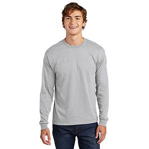 Hanes Essential-T 100% Cotton Long Sleeve T-Shirt 5286