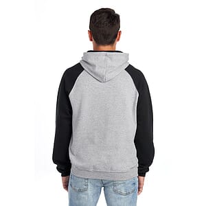 Jerzees Unisex NuBlend Colorblock Raglan Hoodie Sweatshirt 96C
