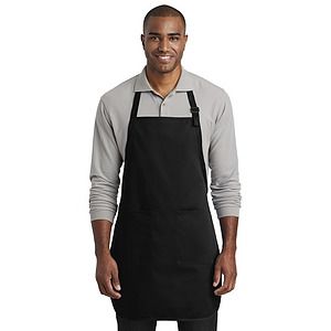 Port Authority Full-Length Two-Pocket Bib Apron. A600