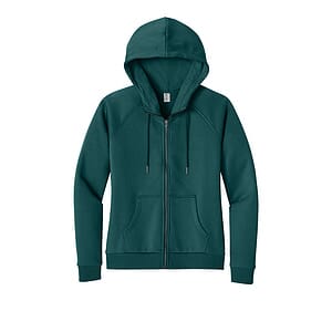 Allmade Women's Organic CVC Fleece Full-Zip Hoodie AL5003