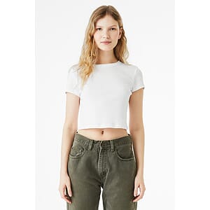 BELLA+CANVAS Women's Micro Rib Baby Tee BC1010
