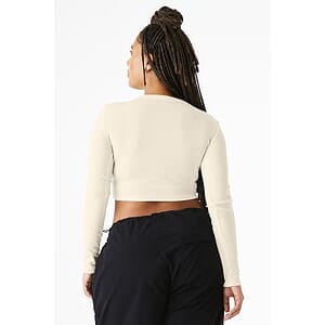 BELLA+CANVAS Women's Micro Rib Long Sleeve Baby Tee BC1501