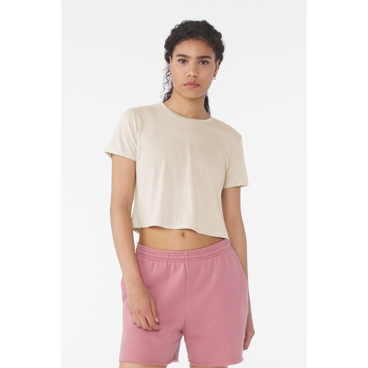 BELLA+CANVAS Women's Flowy Cropped Tee BC8882