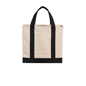 Port Authority Cotton Canvas Two-Tone Tote BG429