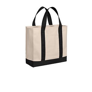 Port Authority Cotton Canvas Two-Tone Tote BG429