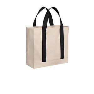 Port Authority Cotton Canvas Two-Tone Tote BG429