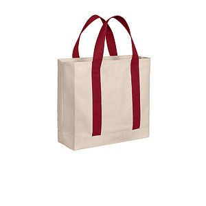 Port Authority Cotton Canvas Two-Tone Tote BG429