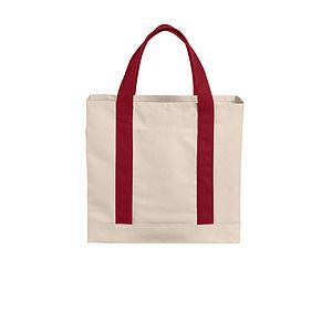 Port Authority Cotton Canvas Two-Tone Tote BG429