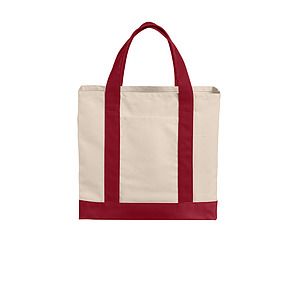 Port Authority Cotton Canvas Two-Tone Tote BG429