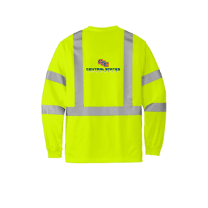 CornerStone ANSI 107 Class 3 Mesh Long Sleeve Tee. CS203 - 2 Locations