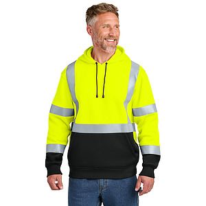 CornerStone ANSI 107 Class 3 Heavy-Duty Fleece Pullover Hoodie CSF301