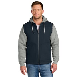 CornerStone Duck Fleece Full-Zip Hooded Jacket CSJ42