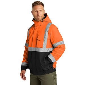 CornerStone ANSI 107 Class 3 Economy Waterproof Insulated Bomber Jacket CSJ500
