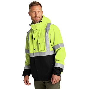 CornerStone ANSI 107 Class 3 Waterproof Insulated Ripstop Bomber Jacket CSJ501