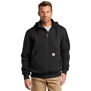 Carhartt Rain Defender Paxton Heavyweight Hooded Zip Mock Sweatshirt (CT100617)