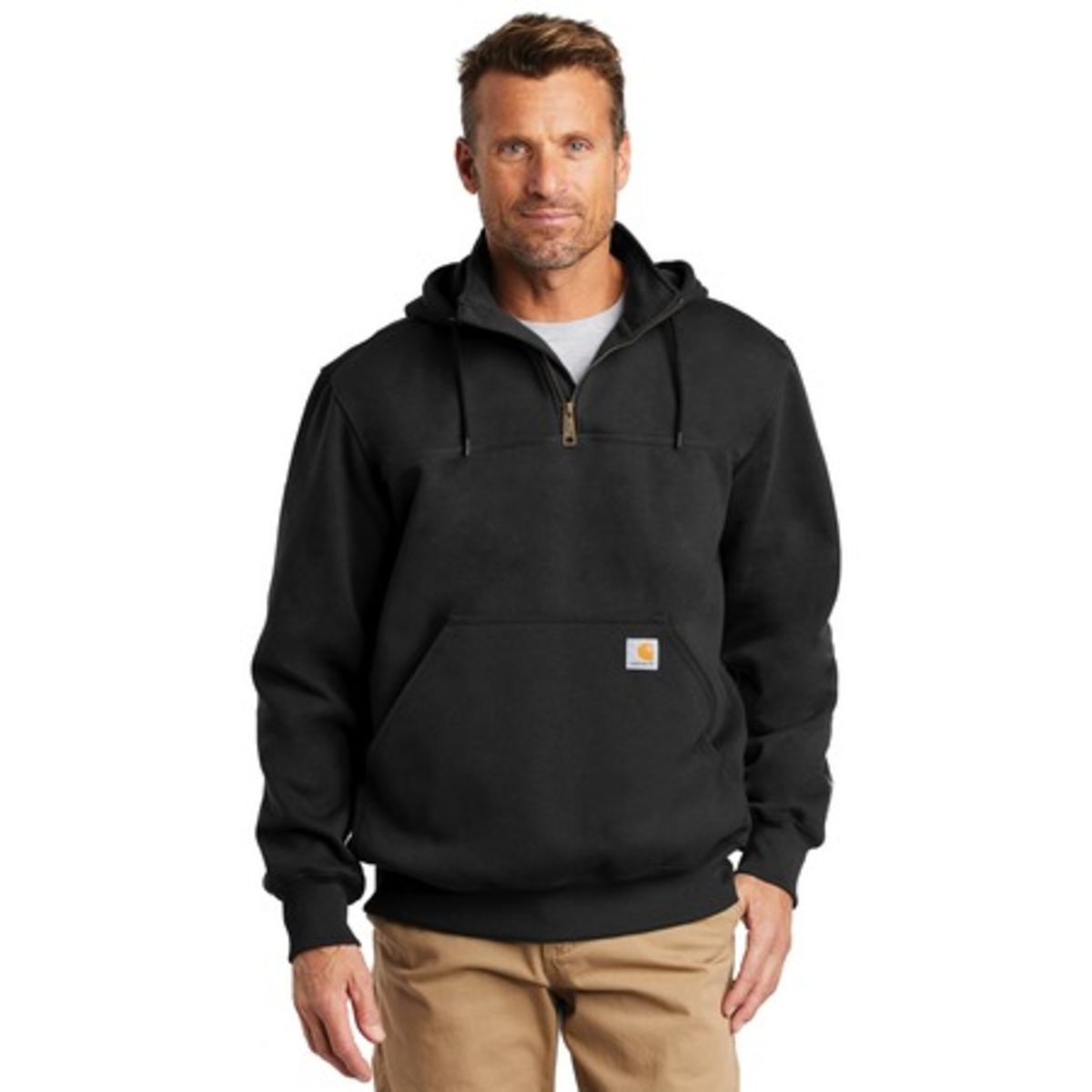 Carhartt Rain Defender Paxton Heavyweight Hooded Zip Mock Sweatshirt (CT100617)