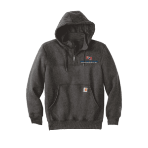 Carhartt Rain Defender Paxton Heavyweight Hooded Zip Mock Sweatshirt. CT100617