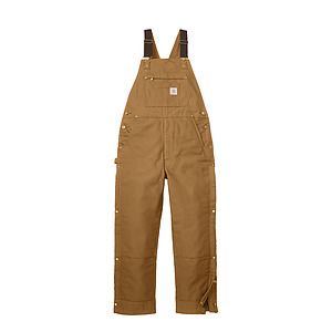 Carhartt Tall Firm Duck Insulated Bib Overalls CTT106672
