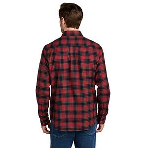Eddie Bauer Long Sleeve Favorite Flannel Plaid Shirt EB610