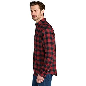 Eddie Bauer Long Sleeve Favorite Flannel Plaid Shirt EB610