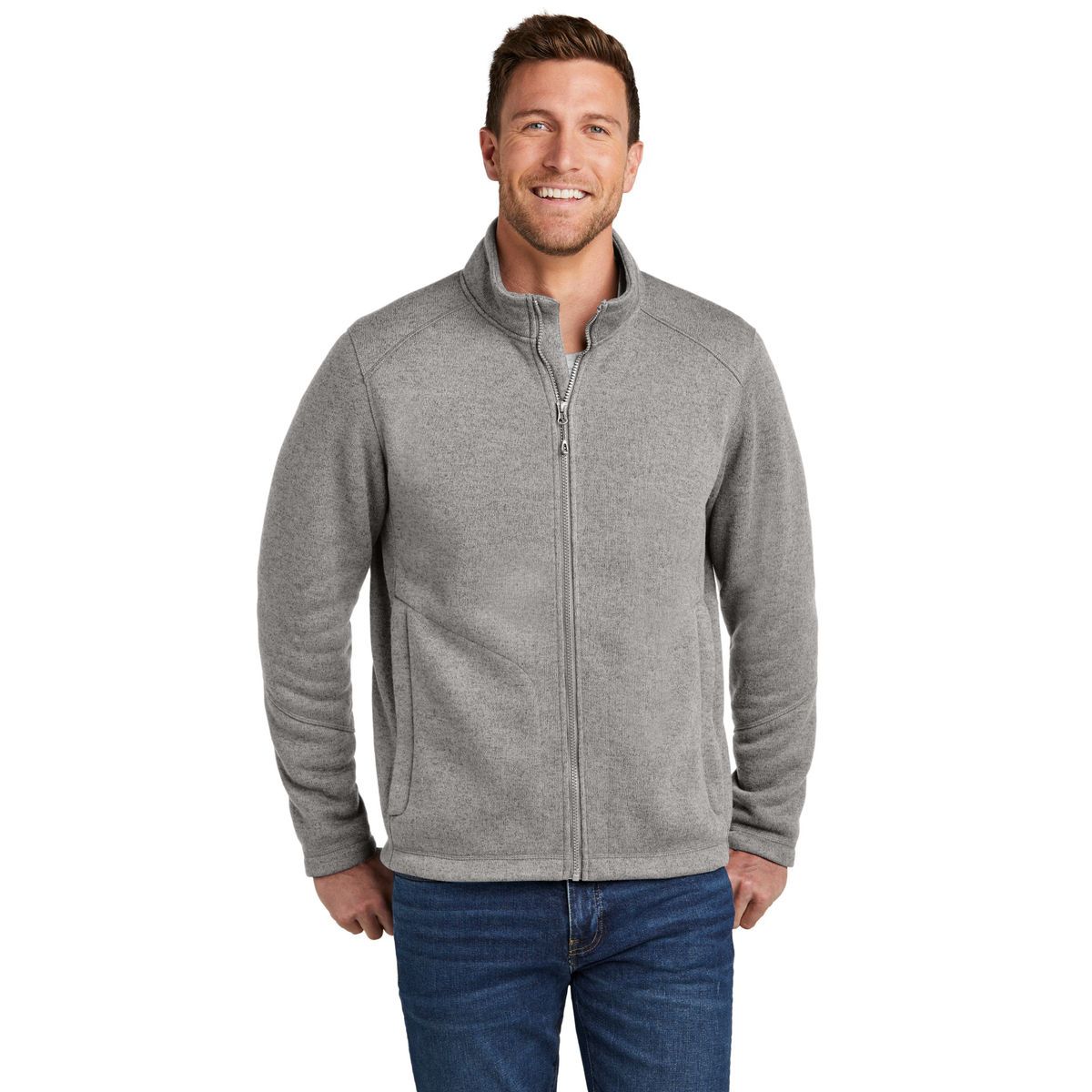 KF428 Port Authority Arc Sweater Fleece Jacket