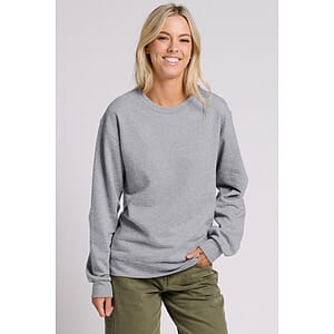 Jerzees Ultimate Unisex CVC Ring Spun Crewneck Sweatshirt IC48M