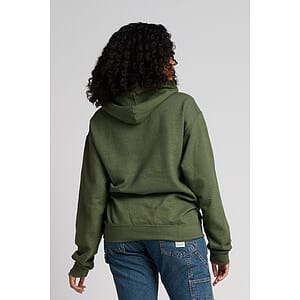 Jerzees Ultimate Unisex CVC Ring Spun Hooded Sweatshirt IC49M