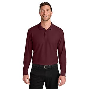 Port Authority Wearever Signature Pique Long Sleeve Polo K200LS